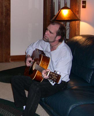 Don Haley playing the guitar