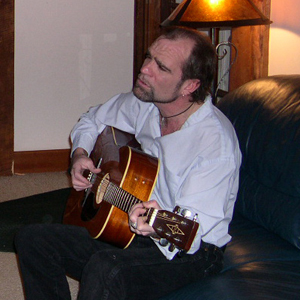 Don Haley playing the guitar